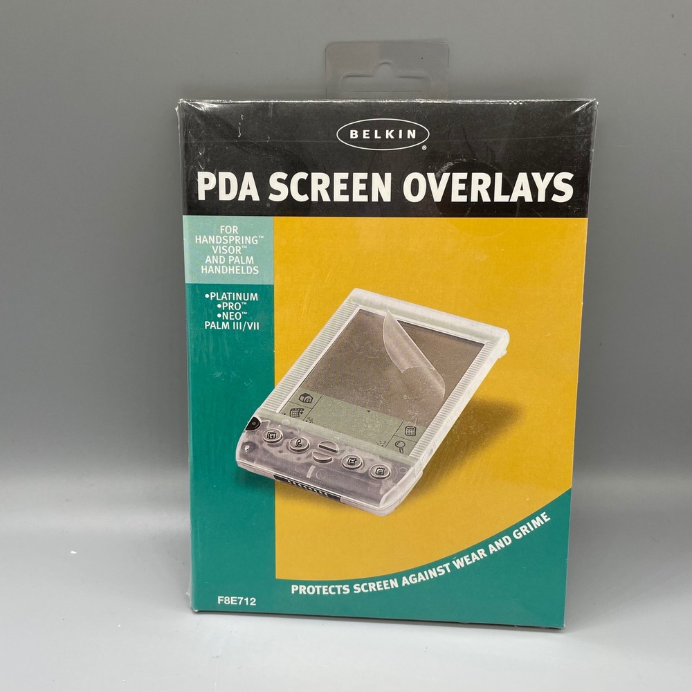 Belkin PDA Screen Overlays F8E712 Handspring Visor Palm Platinum Pro Neo 12 Pack